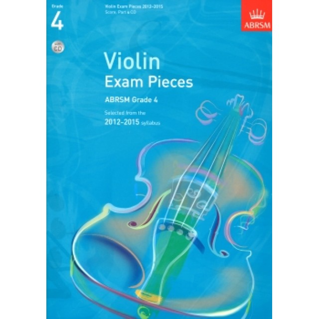 2012-2015 小提琴考曲 第4級 (Score, Part & CD)