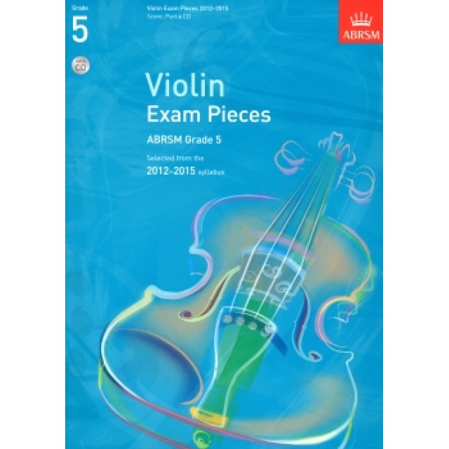2012-2015 小提琴考曲 第5級 (Score, Part & CD)