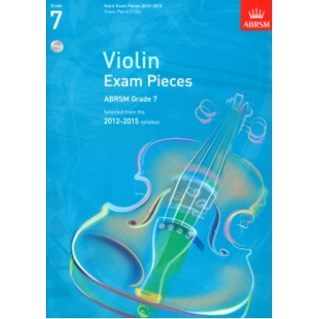 2012-2015 小提琴考曲 第7級 (Score, Part & CD)