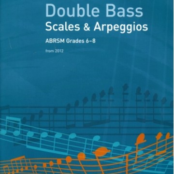 低音提琴(Double Bass)音階與琶音 第6~8級