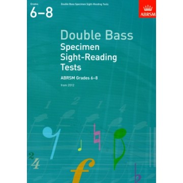 低音提琴(Double Bass)視奏測驗範例 第6~8級
