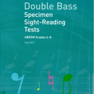 低音提琴(Double Bass)視奏測驗範例 第6~8級