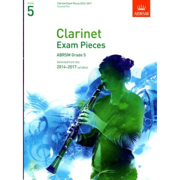 2014-2017 單簧管考曲 第5級 (Score, Part & 2 CDs)