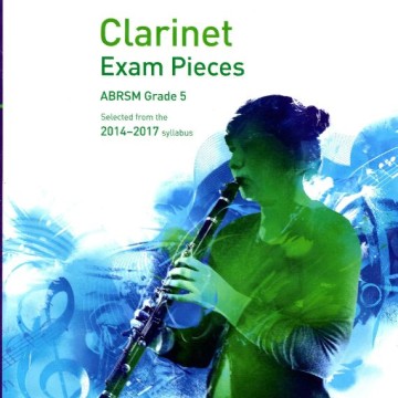 2014-2017 單簧管考曲 第5級 (Score, Part & 2 CDs)
