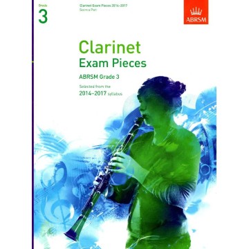 2014-2017 單簧管考曲 第3級 (Score, Part & CD)