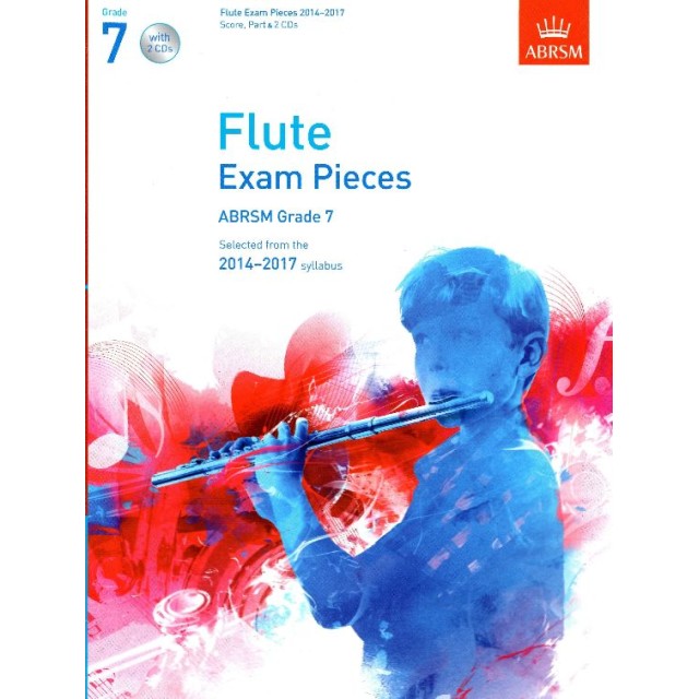 2014-2017 長笛考曲 第7級 (Score, Part & 2CDs)
