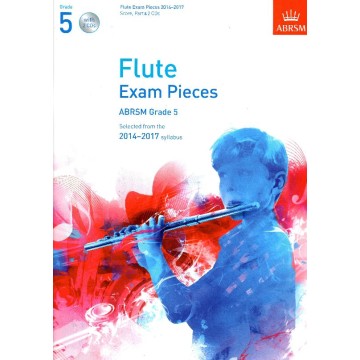 2014-2017 長笛考曲 第5級 (Score, Part & CD)