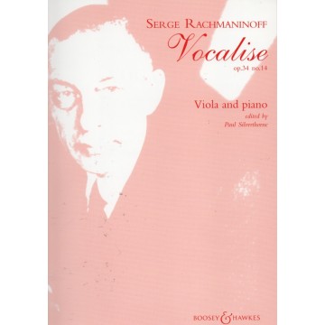 Vocalise op.34,14 : for viola andpiano