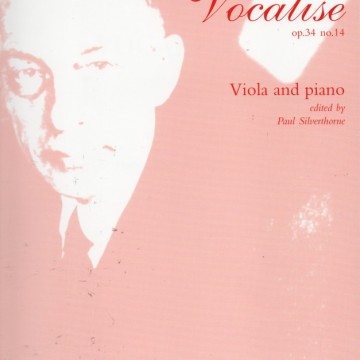 Vocalise op.34,14 : for viola andpiano