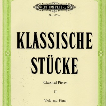CLASSICAL PIECES VOL.2 - VIOLA AND PIANO